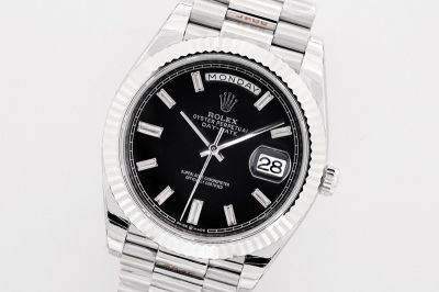 NR DD Large Factory ROLEX XF3 Steel Black Blue 40MM Wholesale Rolex Watch